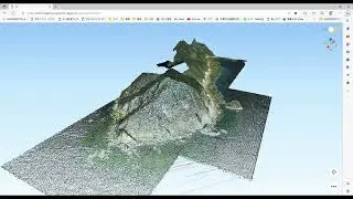 【QGIS2threejs③】点群に等高線。ようやくやりたい事に近づいたような。