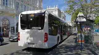 eCitaro am 57A, Getreidemarkt-Burgring-Laimgrubengasse (Autobus Wien)