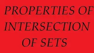 Properties of intersection of sets #47