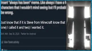 Minecraft Steve joining Super Smash Bros. Ultimate... Called It