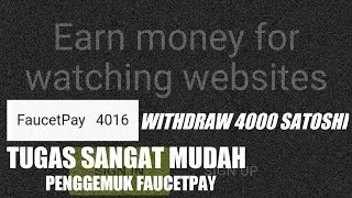 DI WEB INI SANGAT MUDAH HASILKAN BITCOIN #faucetlegit2023 #faucetpay