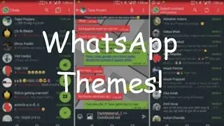 How to Add/Change Themes in WhatsApp! [2016]