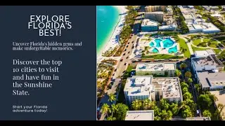 10 Best Cities to Visit in Florida Fun 2024 - Beaches, Museums, Nightlife! #Share #like #Follow
