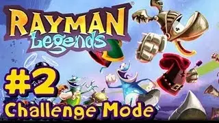 Rayman Legends Wii U - Challenge Mode App - Part 2 - Land of the Livid Dead