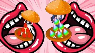 Snow Belle's Magical Burger Adventure 💖Fun animation compilation|Fun Story Collection💖 020