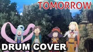KONOSUBA 2 - TOMORROW｜DRUM COVER【RHYTHMS OTAKU】｜TV-size OP