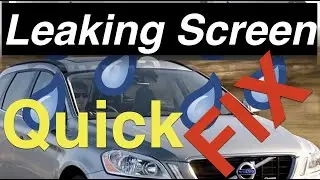 Leaking Windscreen!! This may be the reason - Quick fix Volvo Xc60 - Here's how
