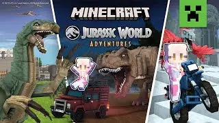 🔴Petualangan masuk ke dunia DINOSAURUS di MINECRAFT