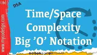 Big O Notation and Time Complexity Part-1  | DSA Series | @mycodetips  | [ Hindi ]