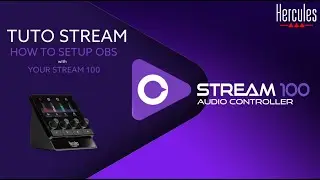 How to configure OBS Studio with a STREAM 100?