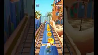 Subway surfers running in  continuation #subwaysurfers #shorts