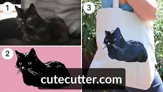 Convert a Photo to a Multi-Colored SVG for a Layered Cricut Project with Cute Cutter | Photo to SVG
