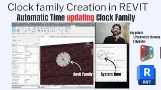 Clock Family Creation in Revit | Automatic Time Updating Clock Family | Dynamo in Revit