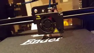 ender 3 1st print 60mms xyz cube