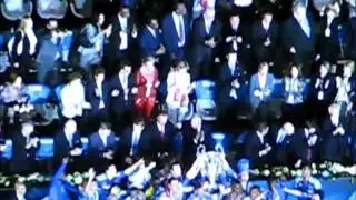 Chelsea holding Uefa Champions Legue Cup 2012