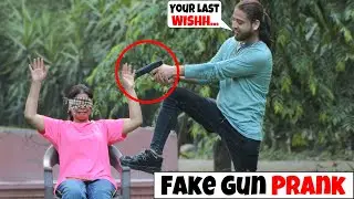 Fake G-U-N Proposing Prank On Cute Girl ❤️ Playing Games Part 11 | Epic Reactions |😂😜