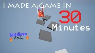 I made a game under 30 MINUTES!? || GameDev Challenge || How scuffed can it be?