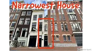 Narrowest House in Amsterdam, Netherlands