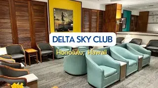DELTA SKY CLUB HAWAII EXPERIENCE AND REVIEW | HONOLULU HAWAII | TRAVEL HAWAII | HNL | DELTA SKY CLUB