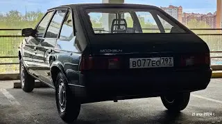 На москвиче в Москве 2024  #moskvich #азлк #москва #moscow#automobile #ретро #80s #2141