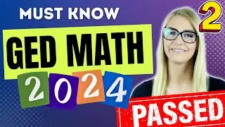 100 GED Math Test Questions Playlist - Pass with EASE