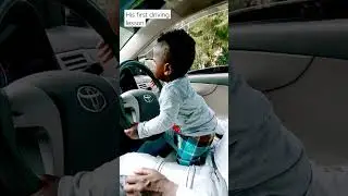Our Son,s First driving Lesson.He is so excited😂😂 #shorts  #aggiethedancequeen # #oscarmwalo #theoz