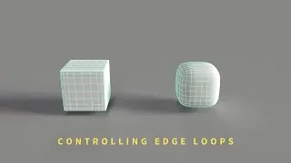 Controlling Edge Loops - Maya | Cinema 4D