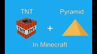 TNT Pyramid in Minecraft Timelapse