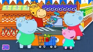 Гиппо: Супермаркет | Игра мультик про магазин для малышей с Hippo |  Гиппо Пеппа | Игра как мультик