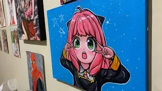 Painting Starlight Anya Forger - Spy X Family