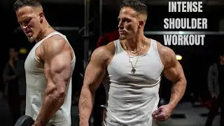 Train shoulders with me (reps and sets included!)