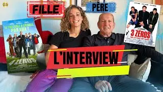 PÈRE-FILLE RÉUNIS DANS 4 ZÉROS : OLIVIA ET ROLLAND COURBIS, LES COULISSES DU FILM