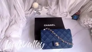CHANEL Gradient Denim Claissic Flap Bag in Gold Hardware | Immersive Unboxing Video