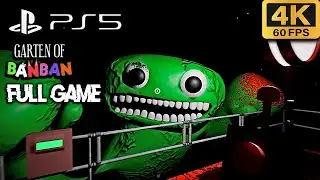 Garten Of Banban (PS5) FULL Gameplay Walkthrough - All Chapters (4K60fps)
