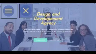 Pure CSS animated Hamburger Menu with Overlay Effect | HTML & CSS Tutorial