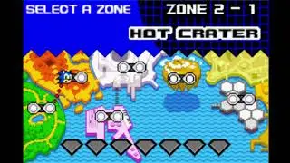 (Sonic Advance 2: Hot Crater Zone Act 1, 2 and Boss)