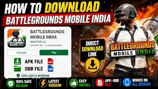 HOW TO DOWNLOAD BATTLEGROUND MOBILE INDIA APK AND OBB FILE 🔥BATTLEGROUND MOBILE INDIA 🔥EARLY ACCESS