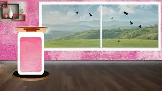 Virtual Infotainment set with podium.