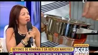 Beyonce de România îi dă replica Narcisei