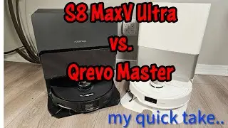 S8 MaxV Ultra vs Qrevo Master - Which Roborock For You?
