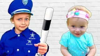 Police story and other useful stories for kids with Maya and Mary