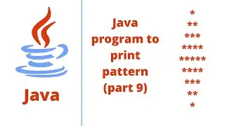 Java program to print pattern (part 9)
