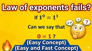 When law of exponents fails?