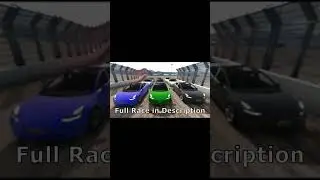 Tesla Dirt Race: A.I. Didn't Make It Far #shorts | Beamng.Drive |