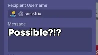 Can you give snick trix a roblox bedwars kit…?