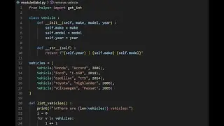 Python Programming - Module 4 Lecture/Labs - Classes, Objects, Imports, Lists,  - Spring 2025