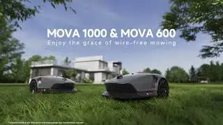 MOVA 1000/600 Robotic Lawn Mower. | Enjoy the Grace of Wire-Free Mowing.