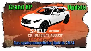 GTA 5 Grand RP I Update I Das spätsommerliche Update 2024