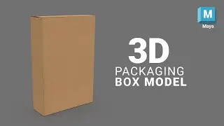 How to Model a 3D Packaging Box In Autodesk Maya