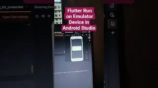Flutter Run on Emulator Device in Android Studio | Quick Tutorial 